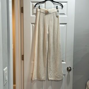 NWT sweater crochet beach pants
